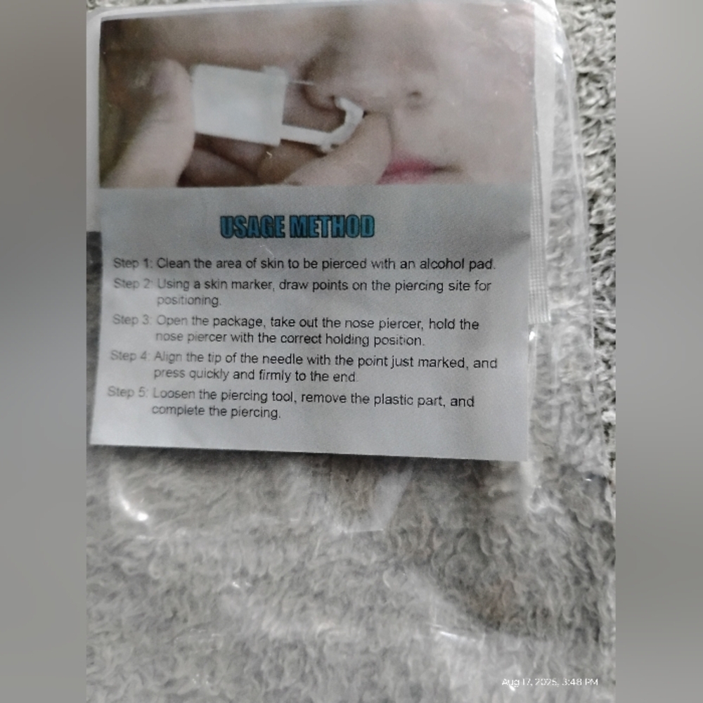 Self Nose Piercing Kits 3 Available - Picture 4 of 4